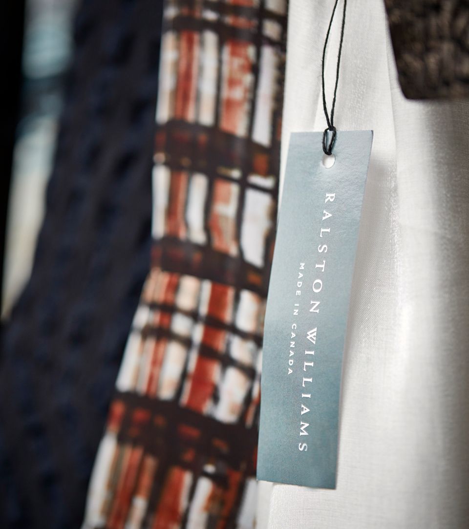RalstonWilliams word mark on hang tag
