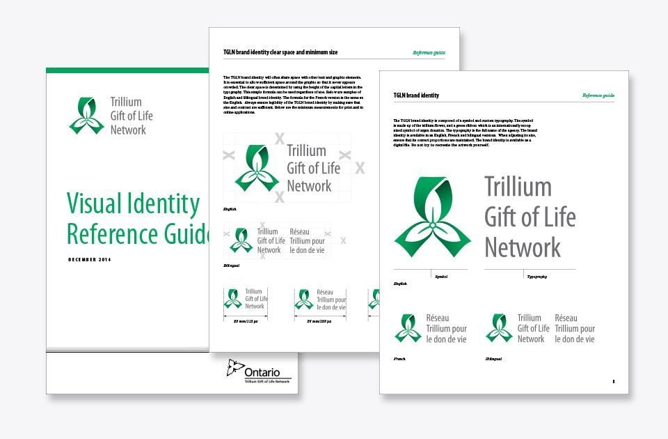 Pages from visual identity manual
