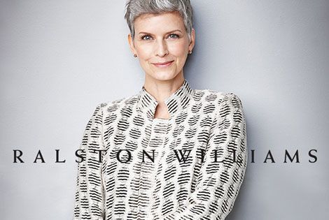 Model with RalstonWilliams word mark