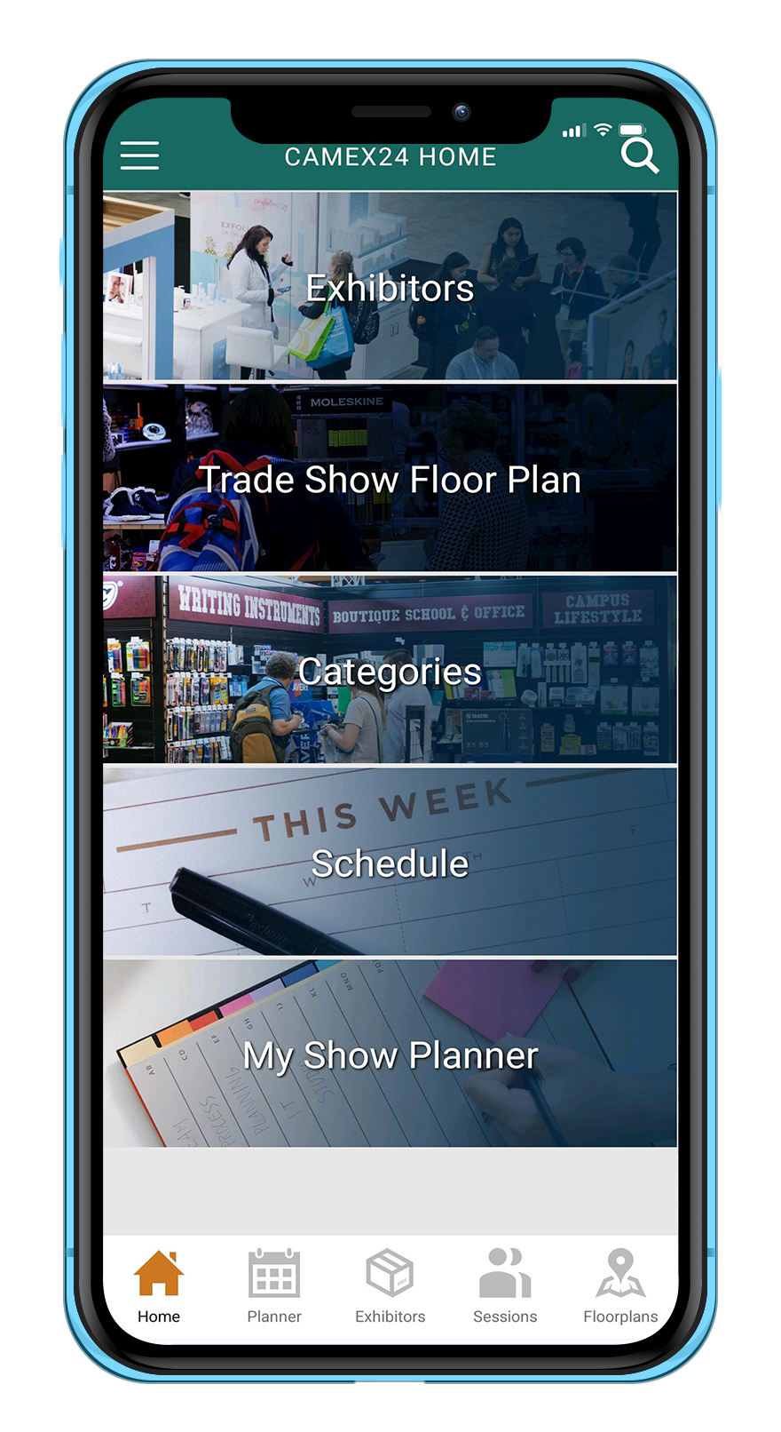 CAMEX APP - Organize Your Time and Find Your Way