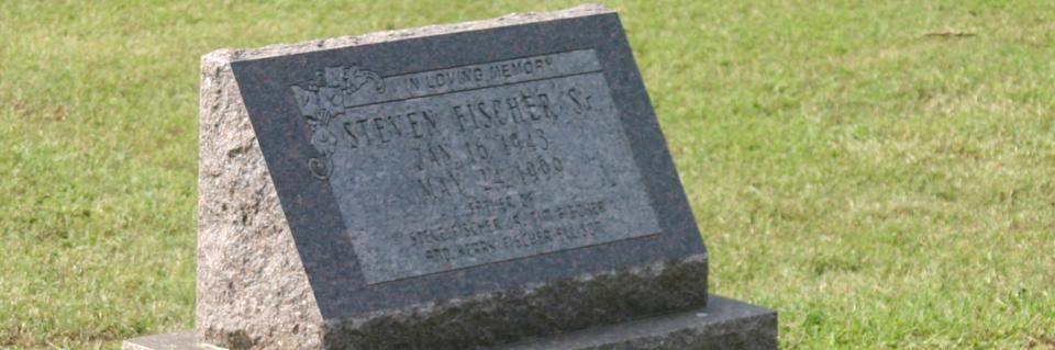 slanted monument