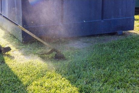 handyman doing yard work
