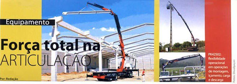 L.L. Teixeira Guindastes na revista Crane Brasil