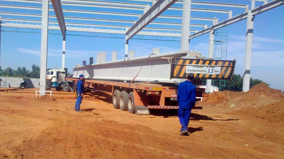 Transporte de vigas