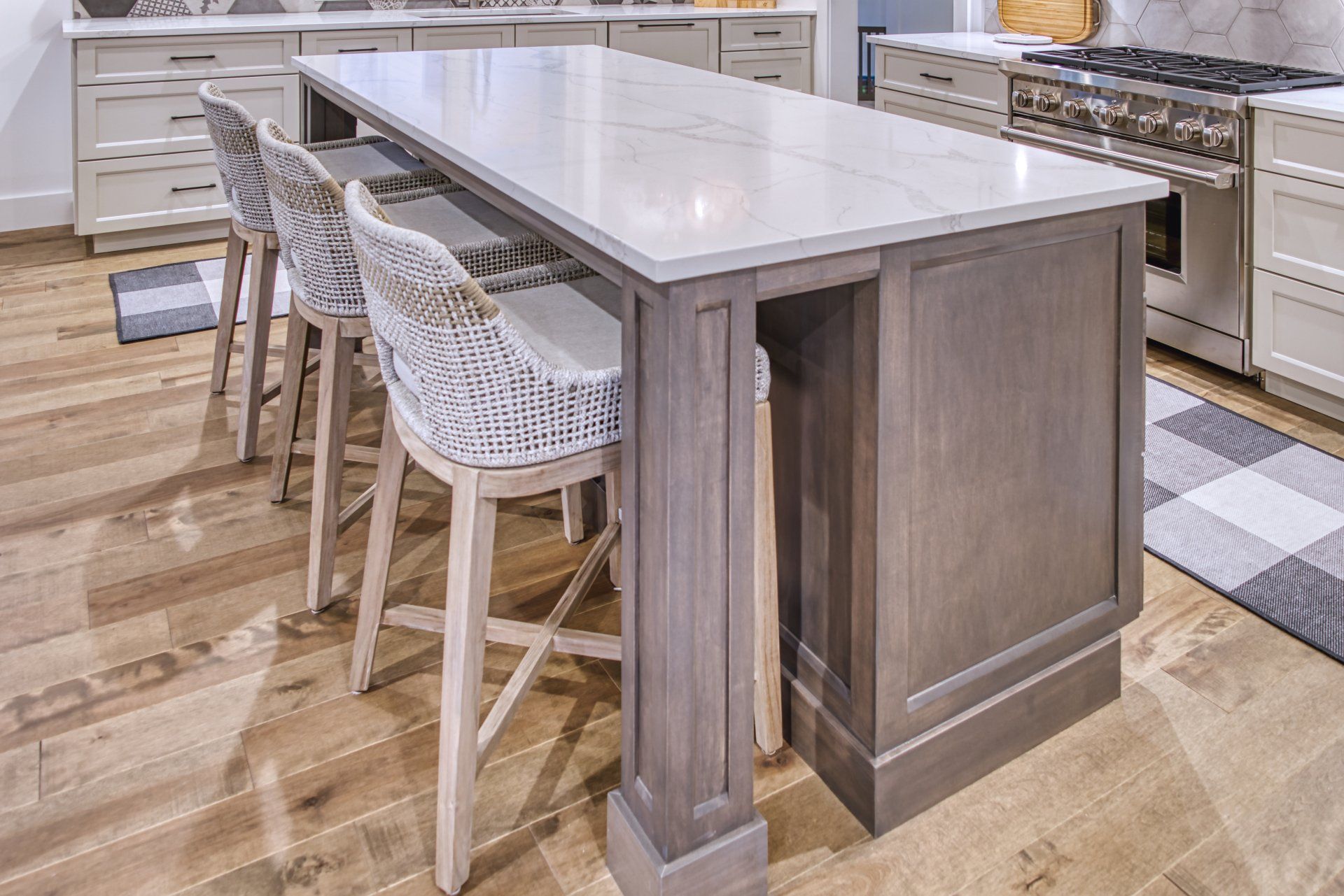 Bannon&Ferrari- dark wood kitchen island
