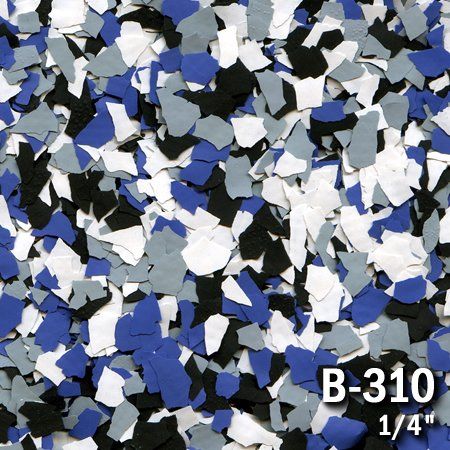 Scattered chips in colors blue, black, gray, and white labeled 