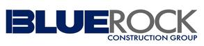 Logo for Blue Rock Construction Group. The word