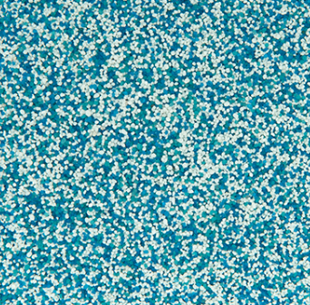 Blue and white speckled background.