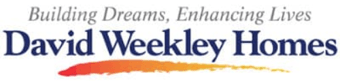 David Weekley Homes logo with the tagline
