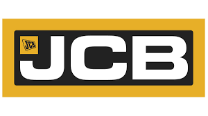 JCB logo: white