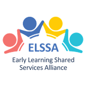 A logo for elsa early learning shared services alliance