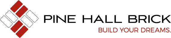 Logo for Pine Hall Brick with text