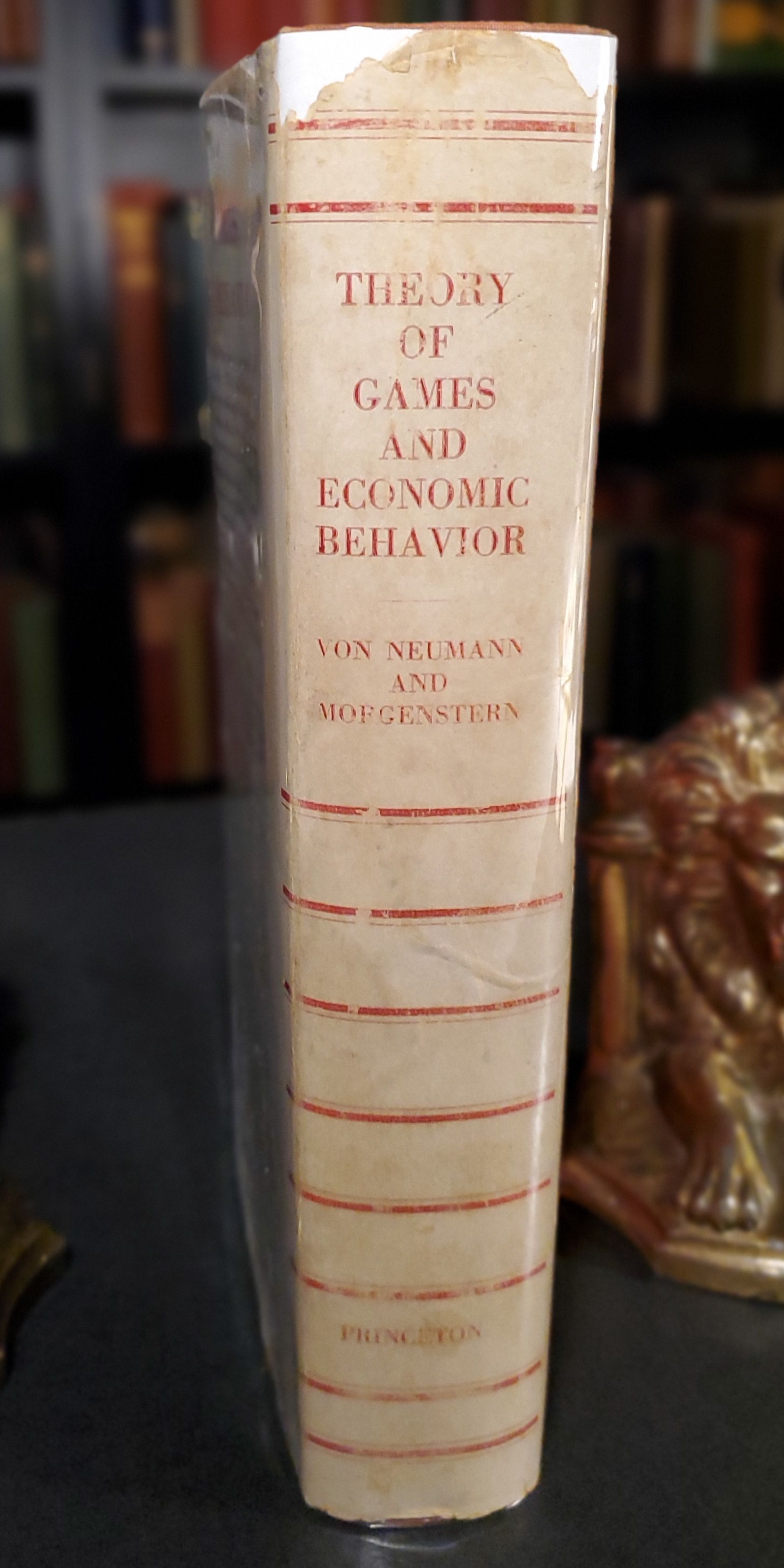 John Von Neumann ~ Theory of Games and Economic Behavior ~ 1947 Hardcover w/ Original Jacket