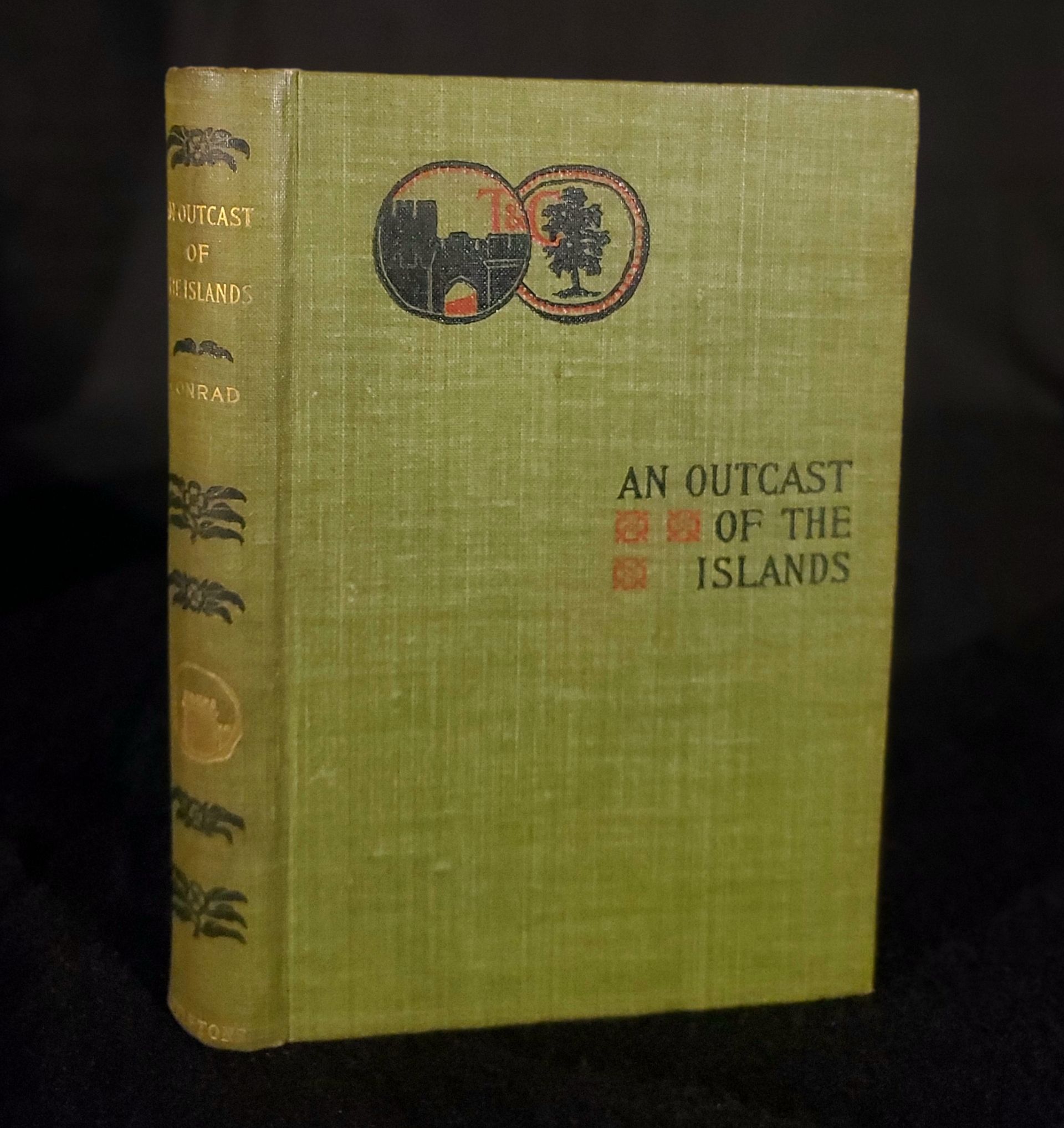 1896 ~AN OUTCAST OF THE ISLANDS ~ JOSEPH CONRAD ~ 1st U.S. Edition HC NEAR FINE