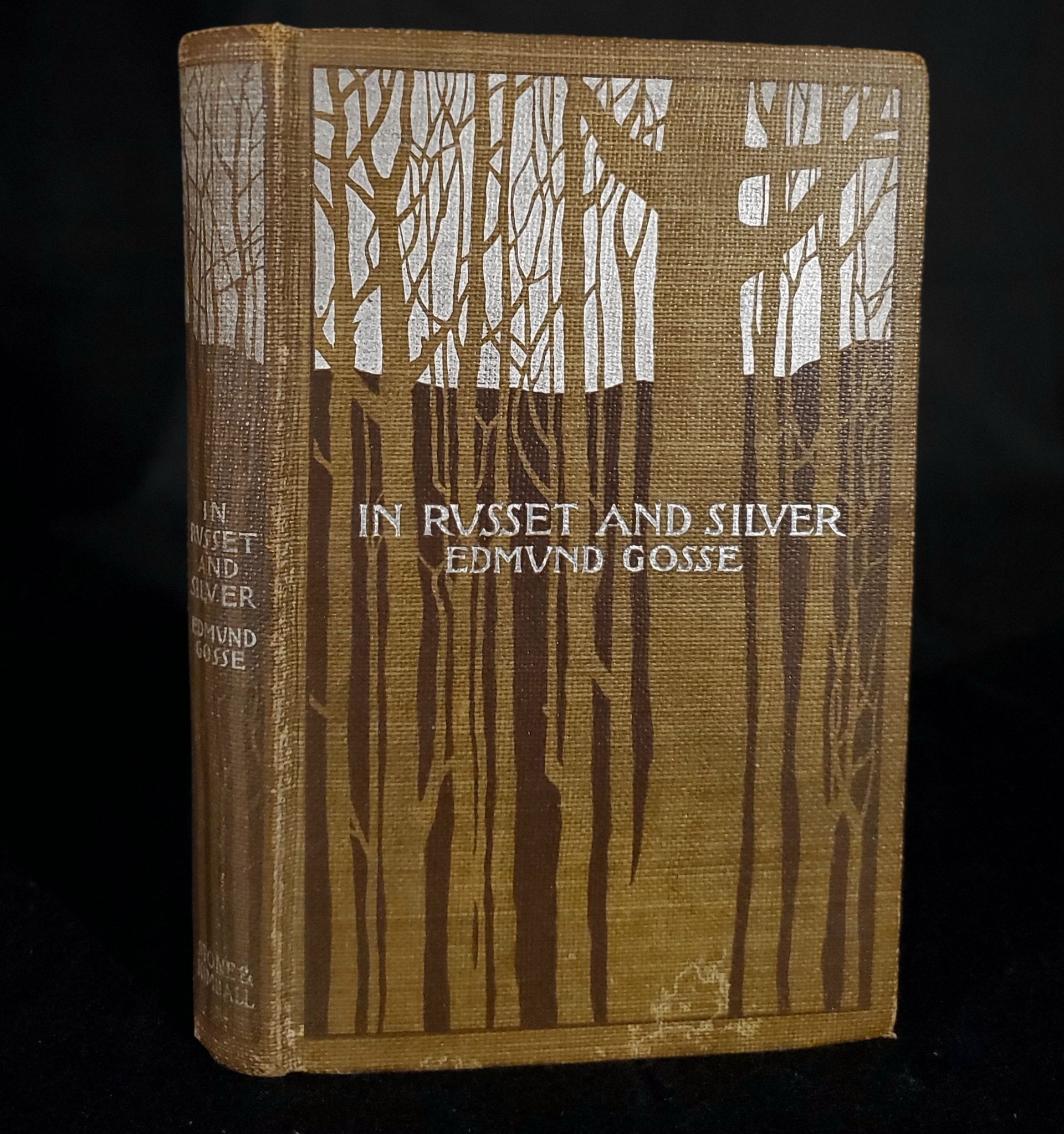 Edmund GOSSE / In Russet & Silver Early Edition 1894 Will Bradley Hardcover