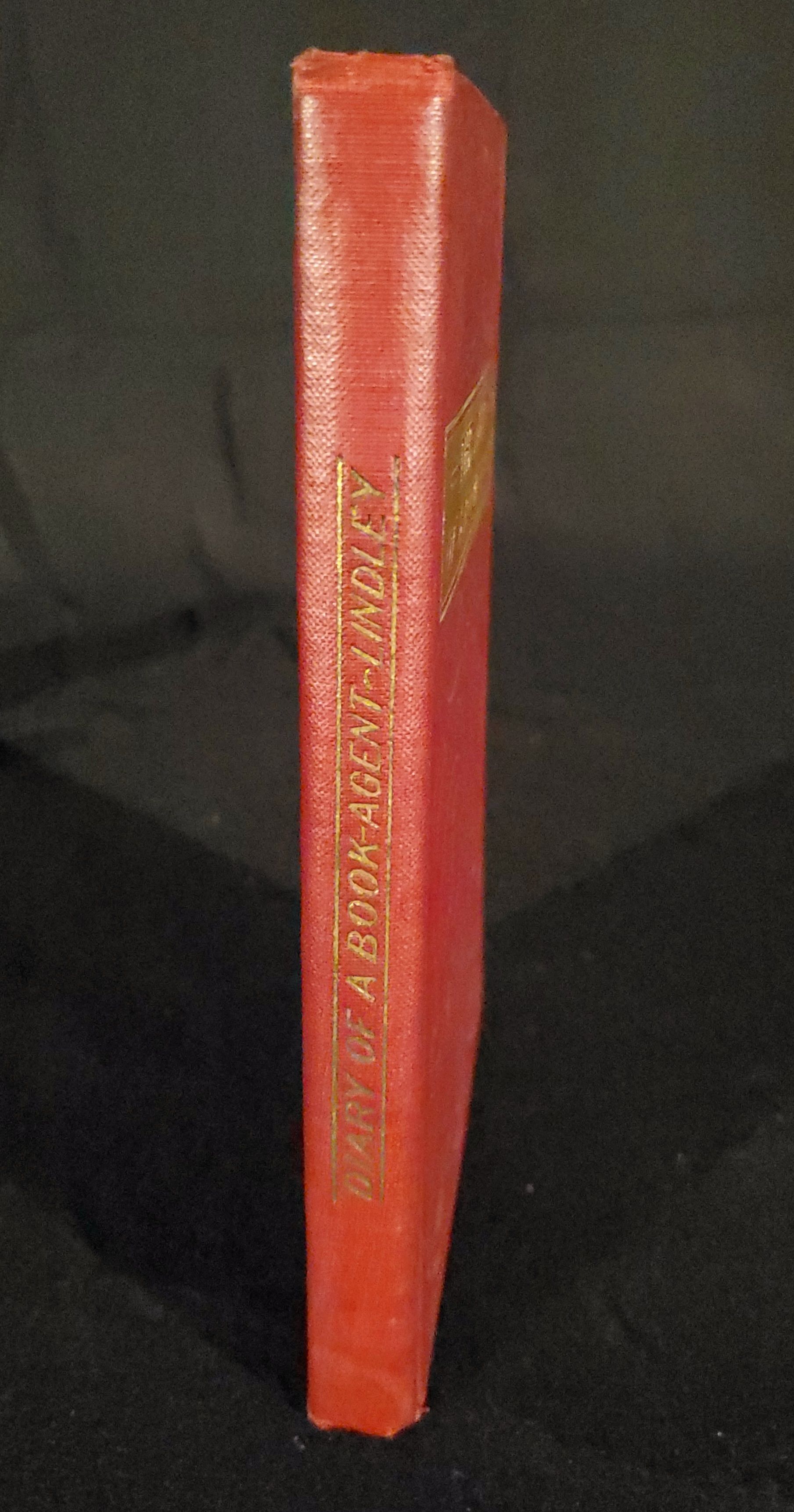The Diary Of A Book Agent By Elizabeth Lindley Bookselling Conneticut *SIGNED COPY*