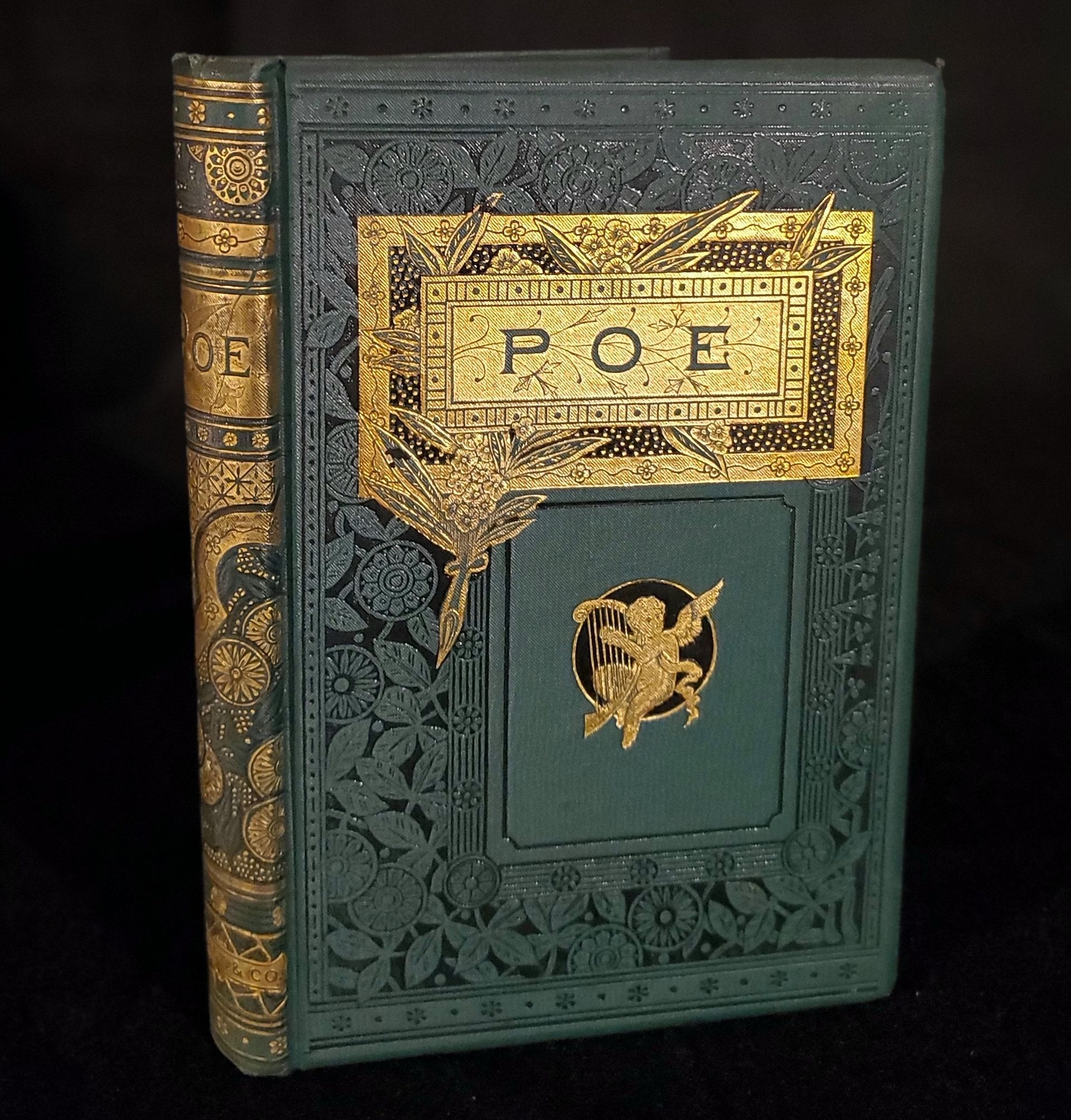 The Poems of Edgar Allen Poe ~ 1882 ~ NEAR FINE ~ Embossed Gilt ~ Illustrated