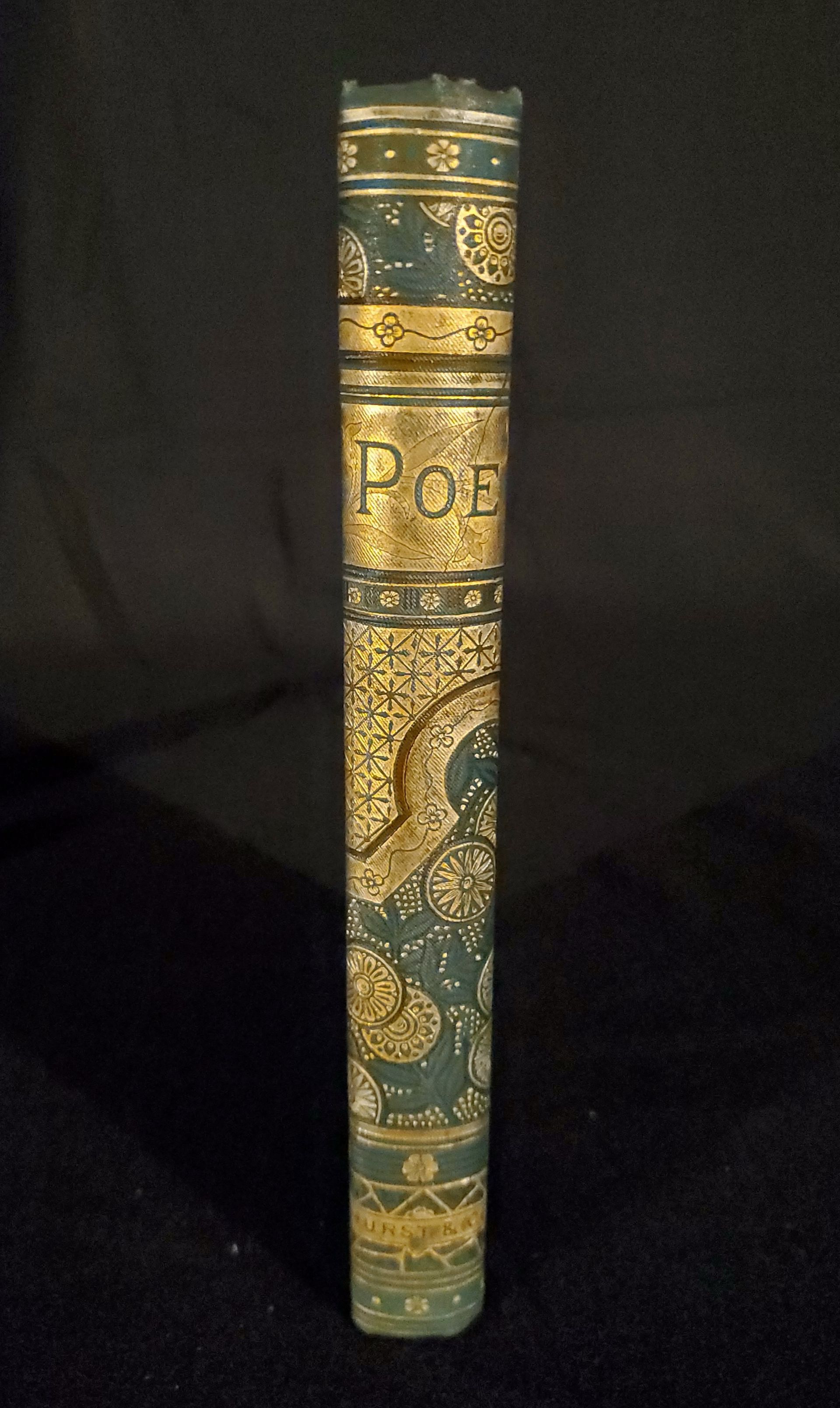 The Poems of Edgar Allen Poe ~ 1882 ~ NEAR FINE ~ Embossed Gilt ~ Illustrated