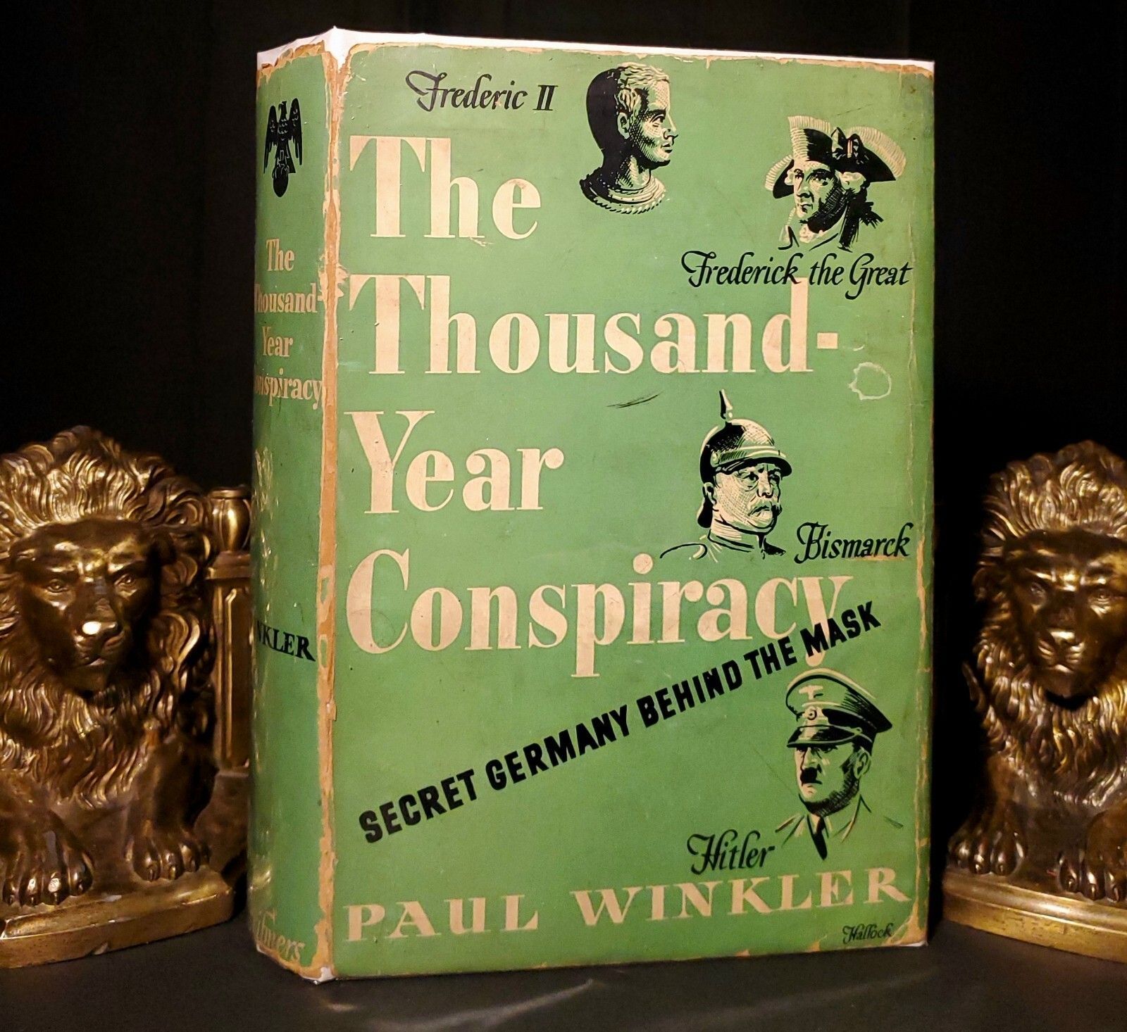 The Thousand-Year Conspiracy By Paul Winkler  - 1st Ed ~ Roots of Nazism Occult / WWII