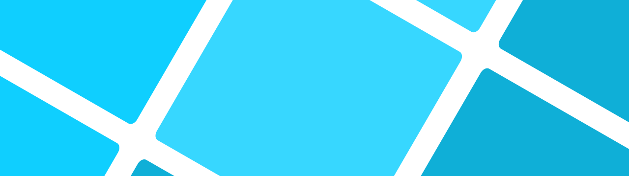 Abstract turquoise and white geometric pattern with diagonal intersecting lines