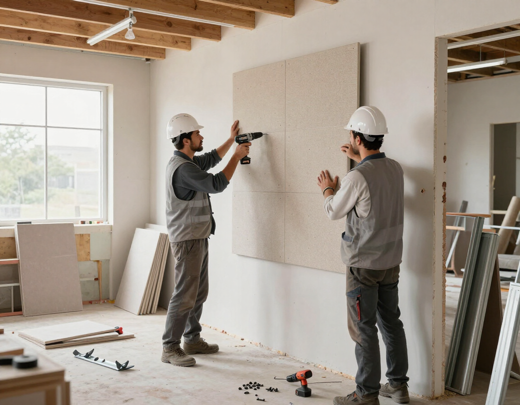 Posa materiali acustici Innovacustica