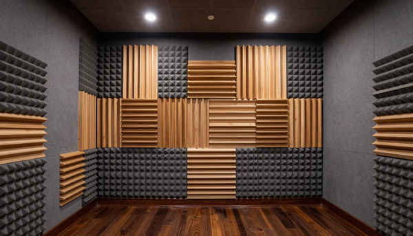 Studio di registrazione trattato acusticamente