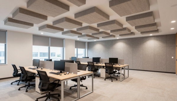 Ufficio con trattamento acustico