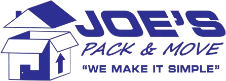 JDS Pack & Move logo with a stylized blue house and the slogan “We make it simple”