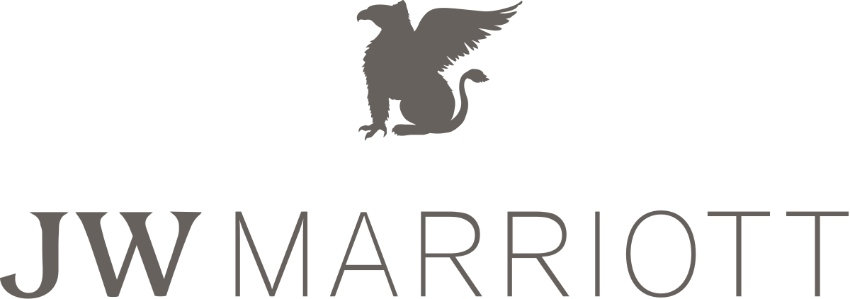 JW Marriott logo with a griffin silhouette above the brand name