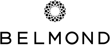 Belmond logo with black circular emblem above the word “BELMOND” on a white background
