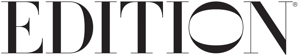 Black-and-white “EDITION” logo in serif typeface