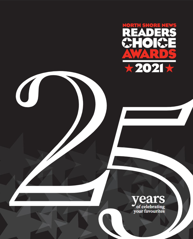 North Shore News Readers' Choice Awards 2021 graphic: