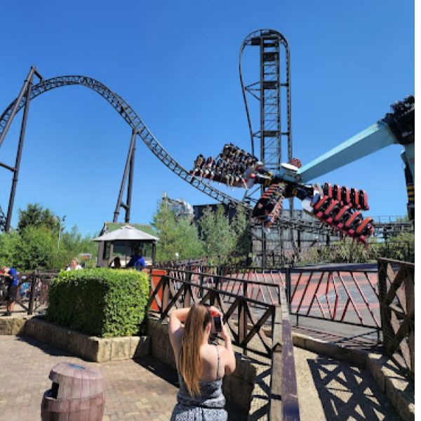 Picture of a roller coaster