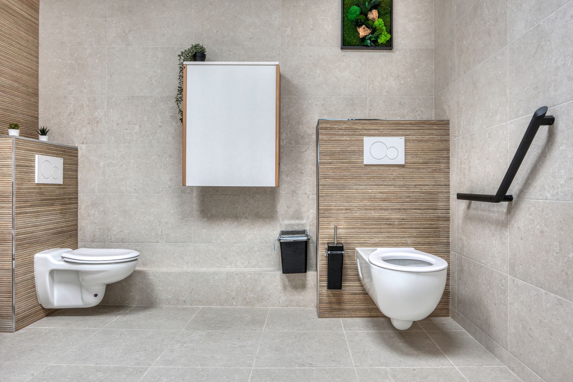 Rénovation local pro ERP enfants toilettes PMR