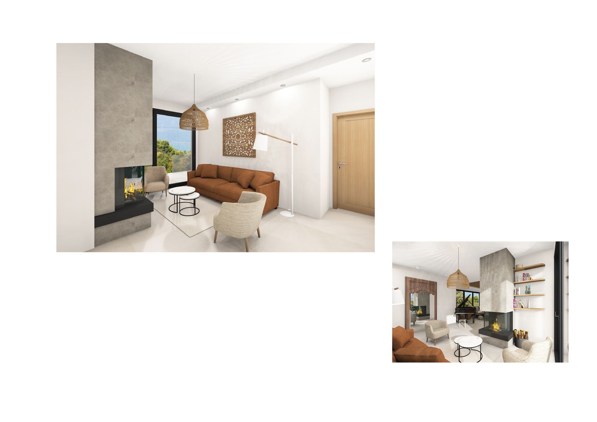 Construction Villa petit salon
