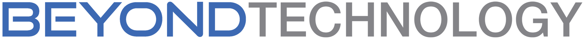 The Beyond Technology logo features the word "BEYOND" in dark blue and "TECHNOLOGY" in gray text.