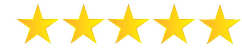 Five gold stars.