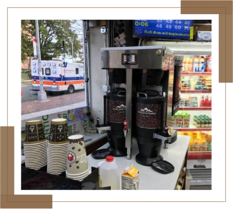 Coffee Maker in a Store Coffee Maker in a Store