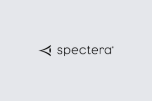 Spectera logo in black on a light gray background