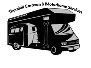 Return to homepage of Thornhill Caravan and Motorhome Services Website Logo of Thornhill Caravan & Motorhome Services featuring caravan, motorhome, and wrench in grayscale.