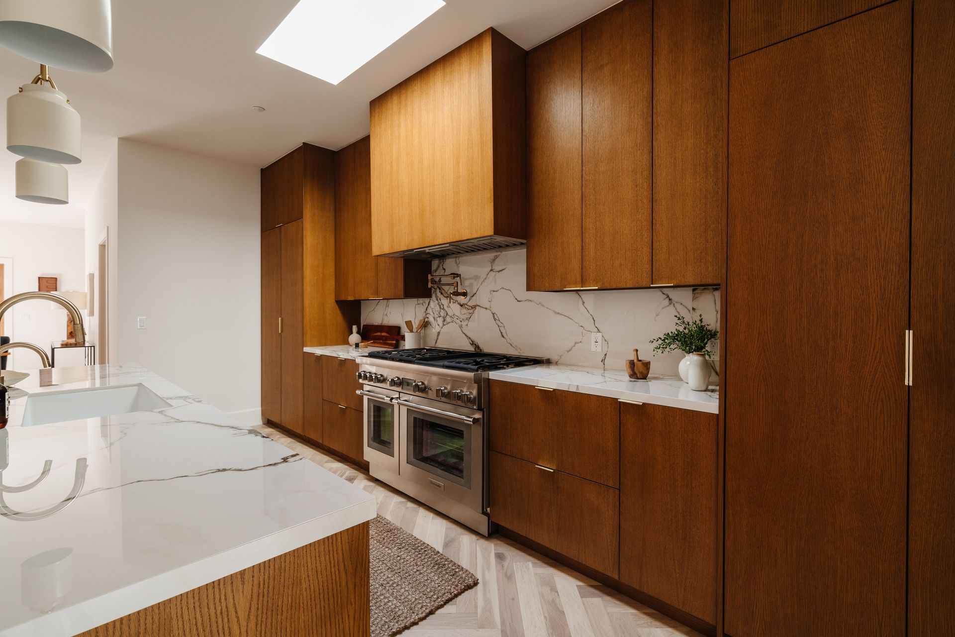 Larchmont Village kitchen cabinets