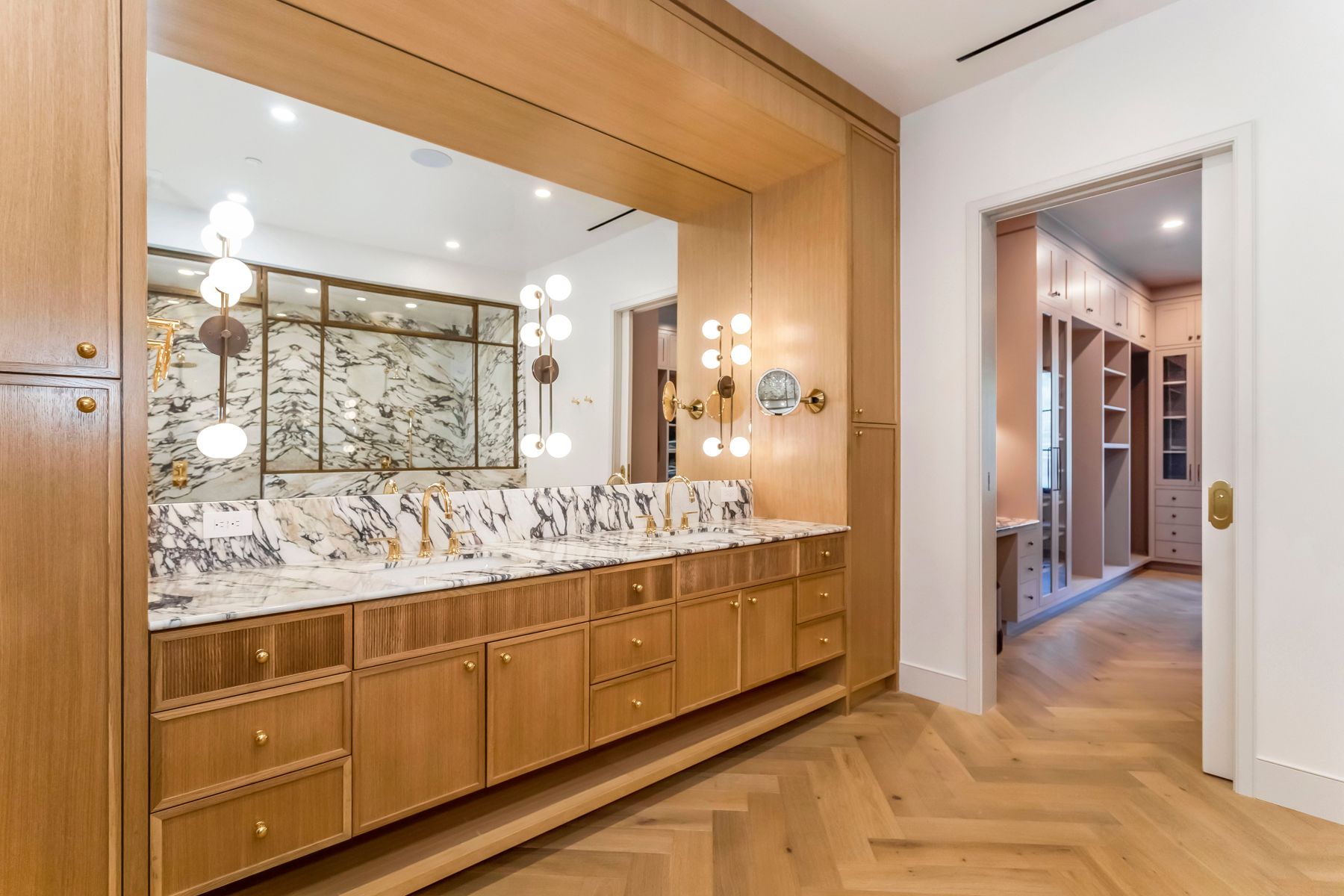 north kenter avenue master bath suite