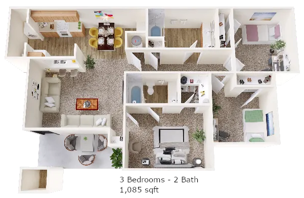 Apartments, Edmond, Pet Friendly, 1 2 3 4 Bedroom, Washer Dryer Connect, 24 Hr Emergency Maintenance, Patio, Floorplan, Pool