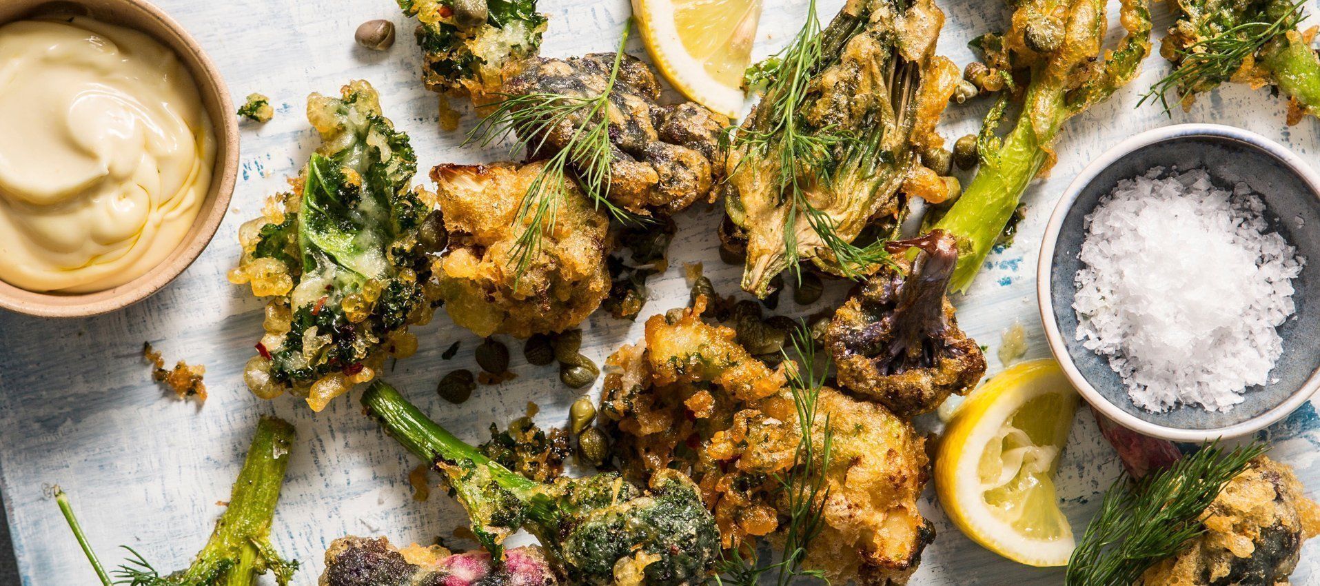 Gefrituurde broccoli