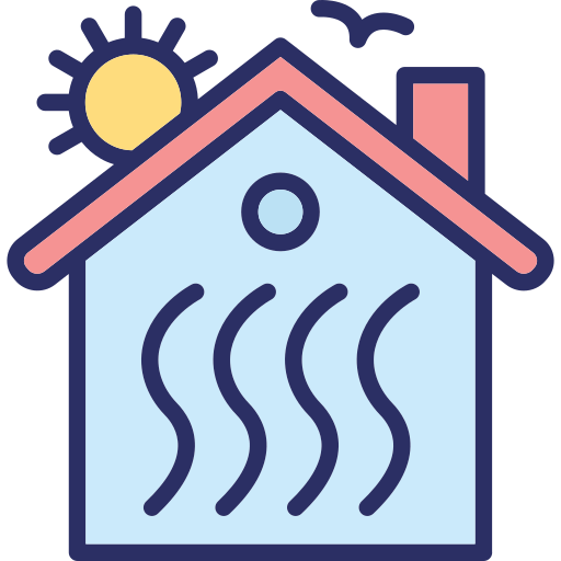 A thermometer and a hose with steam coming out of it.