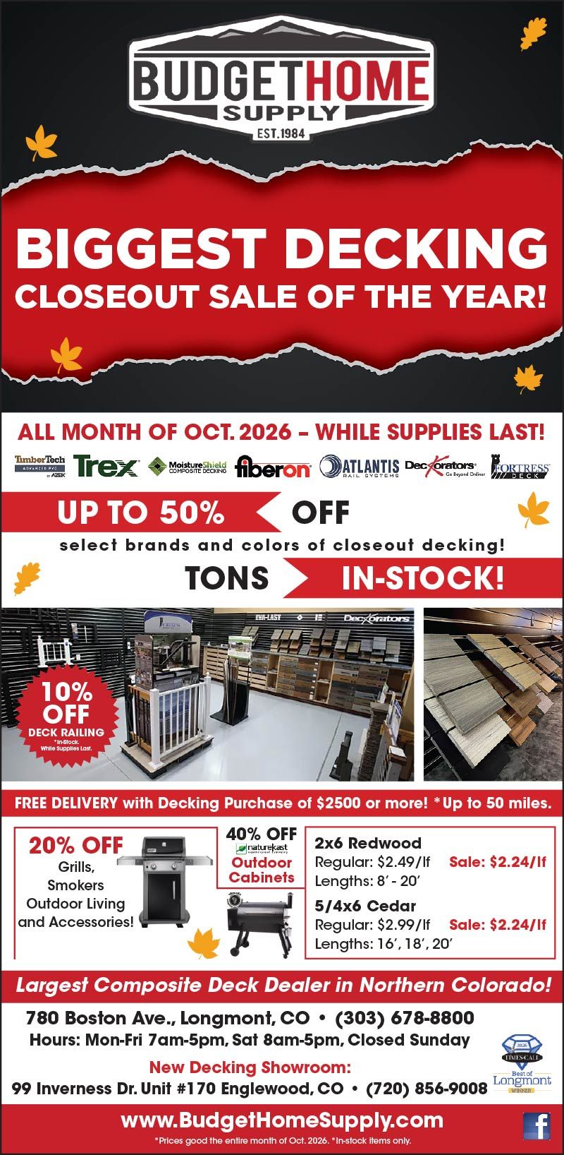 2026 Best Decking Closeout Sale of the Year