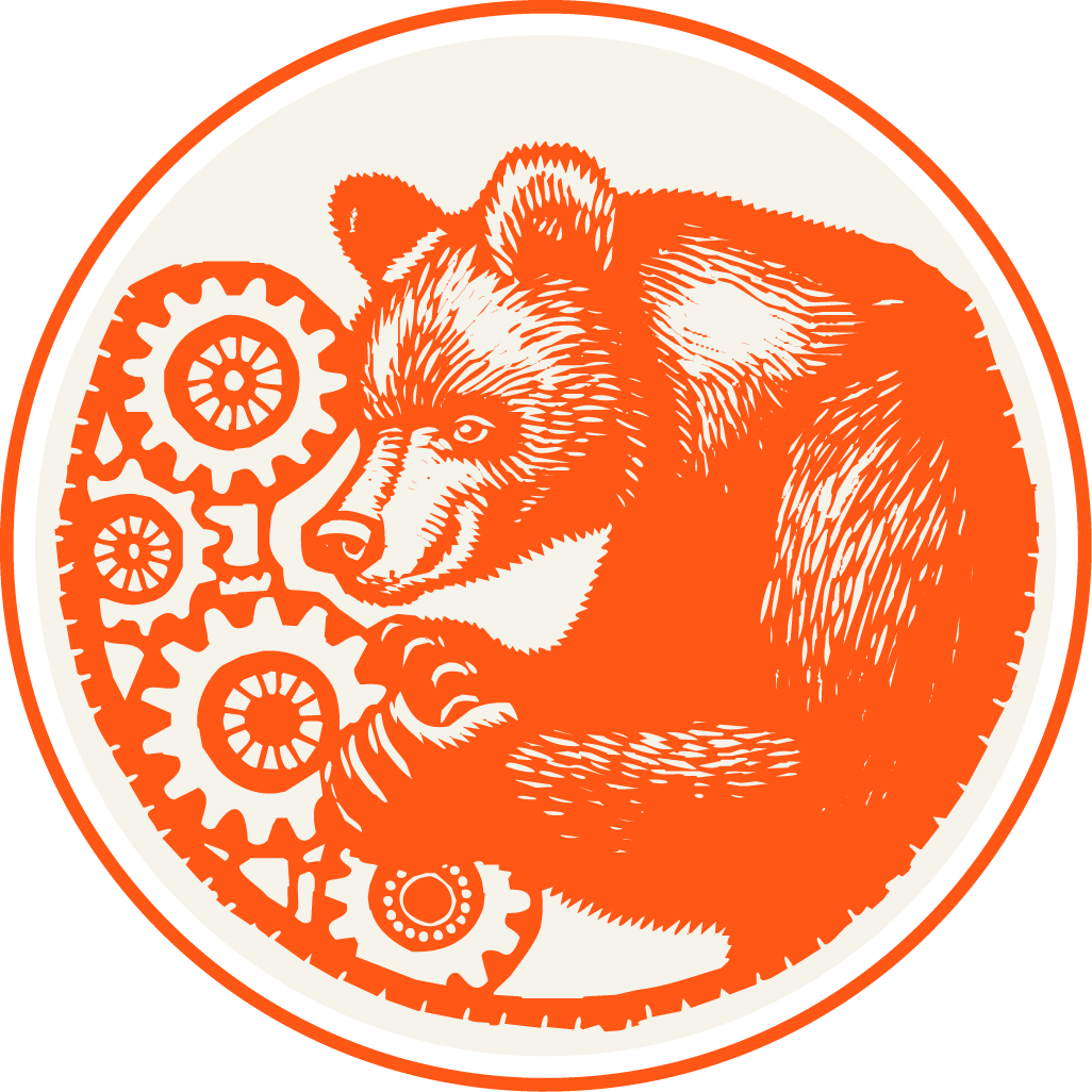 Responsive Website Design Bear Graphic