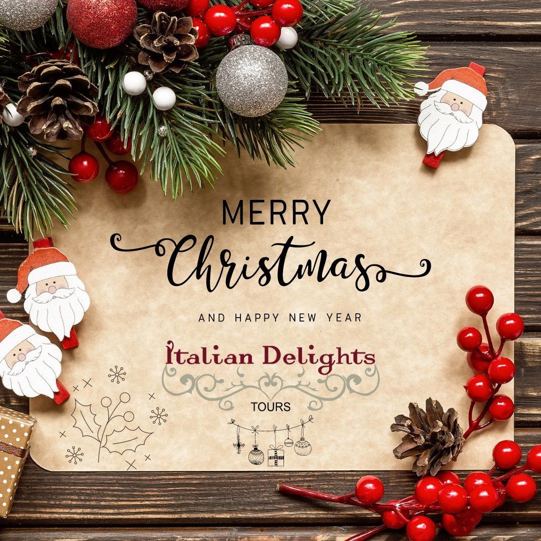 Wishing you a joyful Christmas and a season filled with Italian flavors, festive cheer, and memorable journeys.