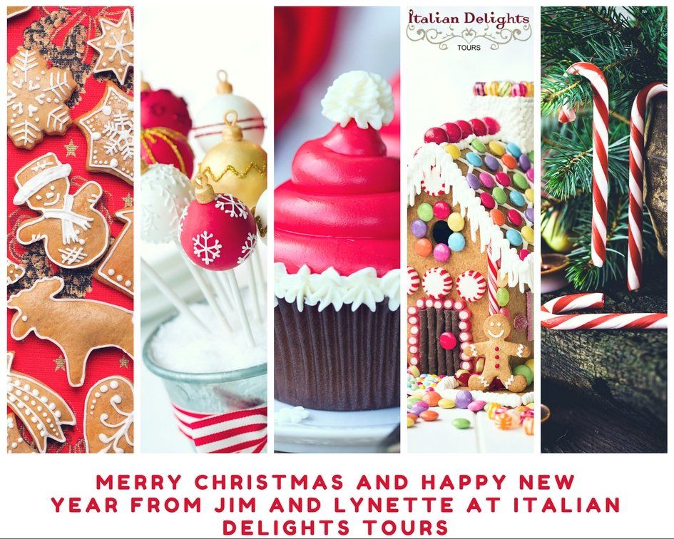 Christmas treats and greeting from Italian Delights Tours.