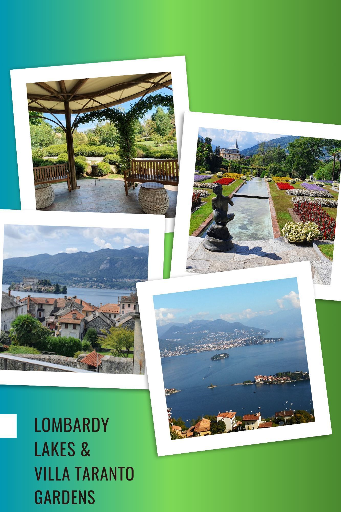 Lake views, blooming gardens, and elegant towns around the Lombardy lakes and Villa Taranto.